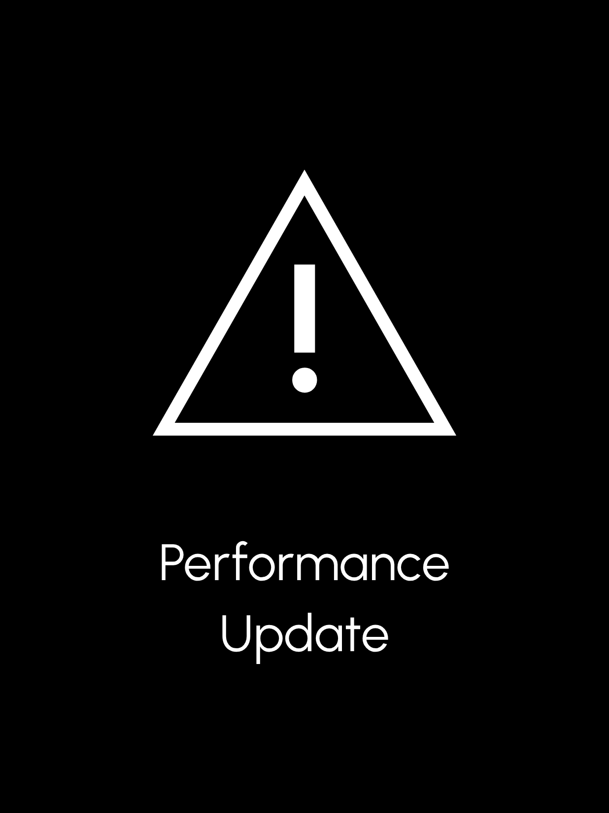 Performance Update